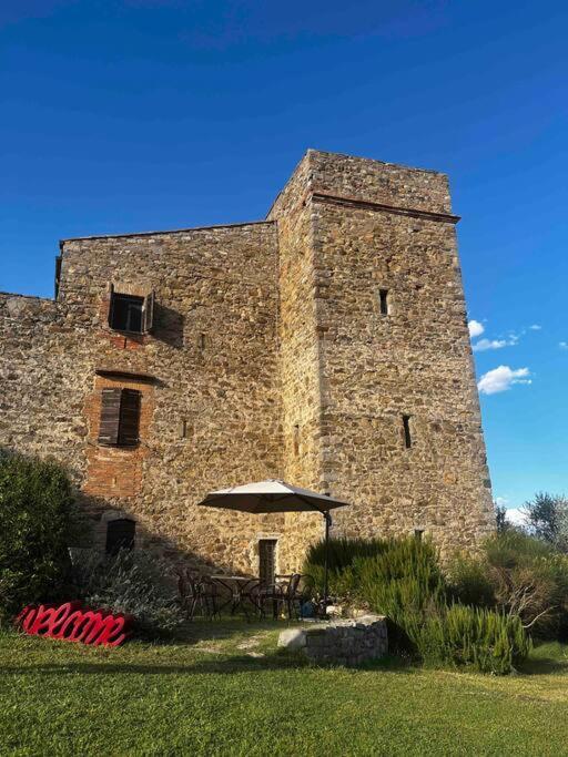 Medieval Tower In Umbria With Swimming Pool Montelagello ภายนอก รูปภาพ